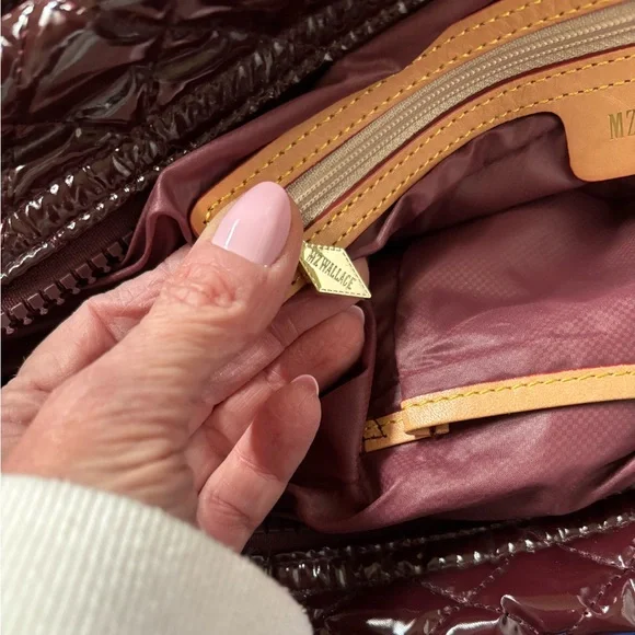 MZ Wallace Medium Lacquer Sutton Tote NWOT - Picture 5 of 11